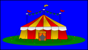 Big Top Circus Tent Clip Art