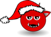 Santa Devil Clip Art