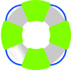 Lifesaver Greenwhiteblue Clip Art