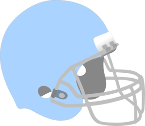 Light Blue Football Helmet Clip Art