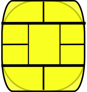 Smart Card (chip Only) Clip Art