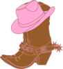 Lighter Brown Cowgirl Boots2 Clip Art
