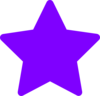 Star-purple Clip Art