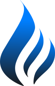 Logo Blue Black Up Clip Art