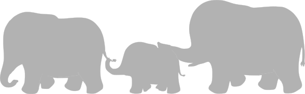 Elephant Family Clip Art at Clker.com - vector clip art online, royalty