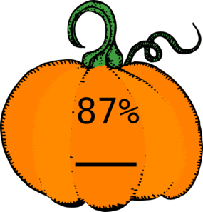 Math Pumpkin Clip Art