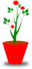 Flower Pot With Flowers Clip Art