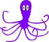 Octopus Lt Purple Clip Art