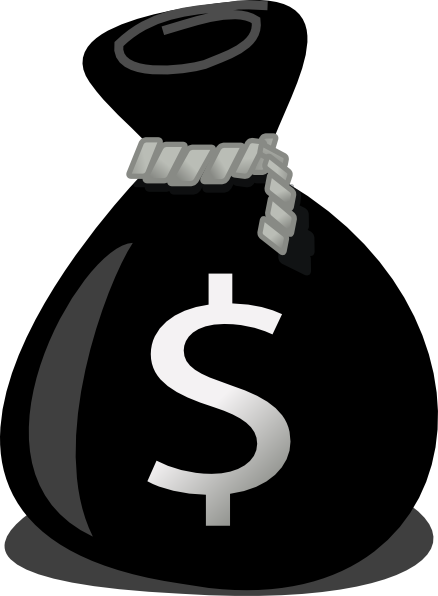 Money Bag Clip Art at Clker.com - vector clip art online, royalty free