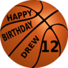 Happy Birthday Drew Clip Art