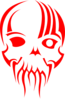 Red Skull Clip Art