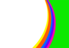 Simple Rainbow Background Clip Art