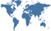 World Map Dark Blue Clip Art