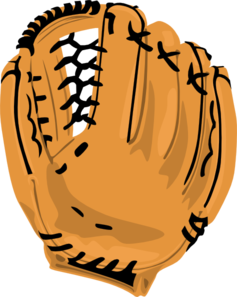 Baseball Glove Simple Clip Art