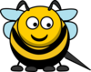 This Bee Will Sting You If You Disturb Him Clip Art