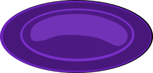 Plate Purple Clip Art