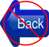 No Back Button Clip Art