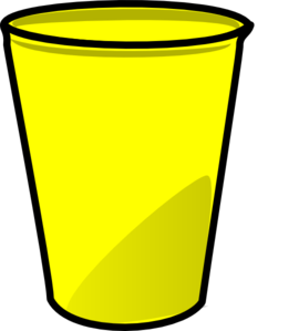 Yellow Cup Clip Art at Clker.com - vector clip art online, royalty free