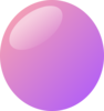 Purple & Pink Bubble Clip Art