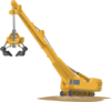 Crane Lifting Clip Art