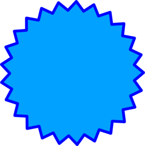 Starburst Outline Clip Art