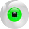 Eyeball Green Clip Art