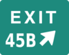 Exit 45b Clip Art
