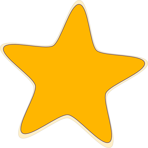 Gold Star Clip Art at Clker com vector clip art online 