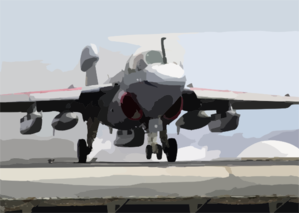 An Ea-6b Prowler Launches From One Of Four Steam Powered Catapults On The Flight Deck Aboard Uss Constellation (cv-64) For A Unit Level Training Mission Clip Art