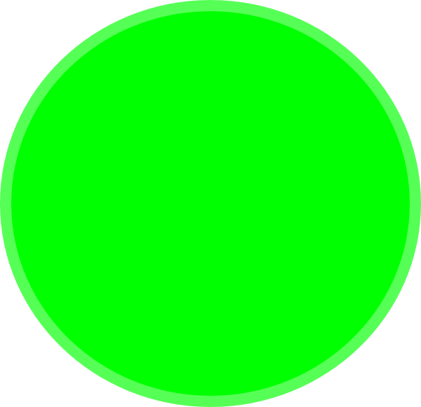 Clipart green circle