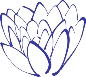 Pale Blue Lotus Clip Art