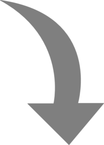 Curved-arrow-right-gray Clip Art