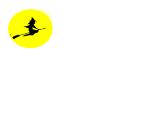 Witch Flying Clip Art