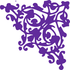 Purple Corner Clip Art