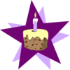 Purple Cake Clip Art