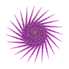 Purple Spiral Graphic Clip Art