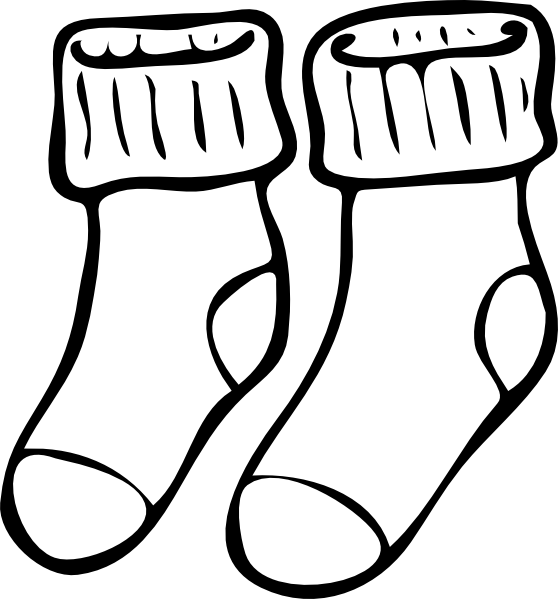 Neat Socks Clip Art at Clker.com - vector clip art online, royalty free ...