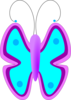 Butterfuly Blue Clip Art