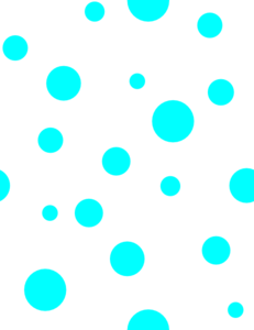 Light Blue Polka Dots Clip Art