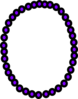 Necklace Purple Beads Clip Art