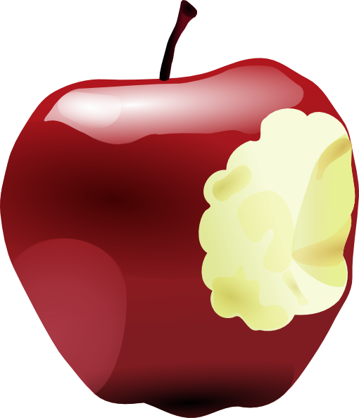 Apple Bite Clip Art at Clker.com - vector clip art online, royalty free