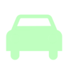 Car Green Solid Fat Silhouette Clip Art