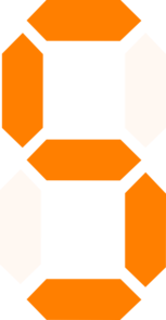 Orange Five Clip Art