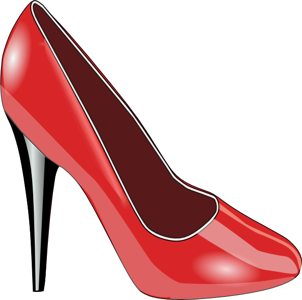 Red High Heel Clip Art at Clker.com - vector clip art online, royalty ...