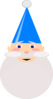 Gnome With Blue Hat Clip Art