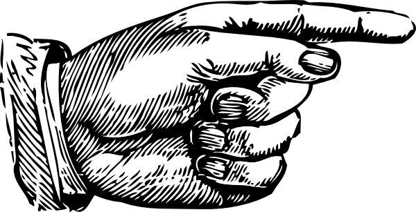 Pointy Hand Clip Art at Clker.com - vector clip art online, royalty