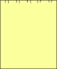 Single Yellow Sheet Paper Back Clip Art