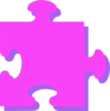 Pink N Purple Puzzle Clip Art