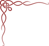 Celtic Vine-red Clip Art