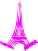 Pink In Paris Clip Art